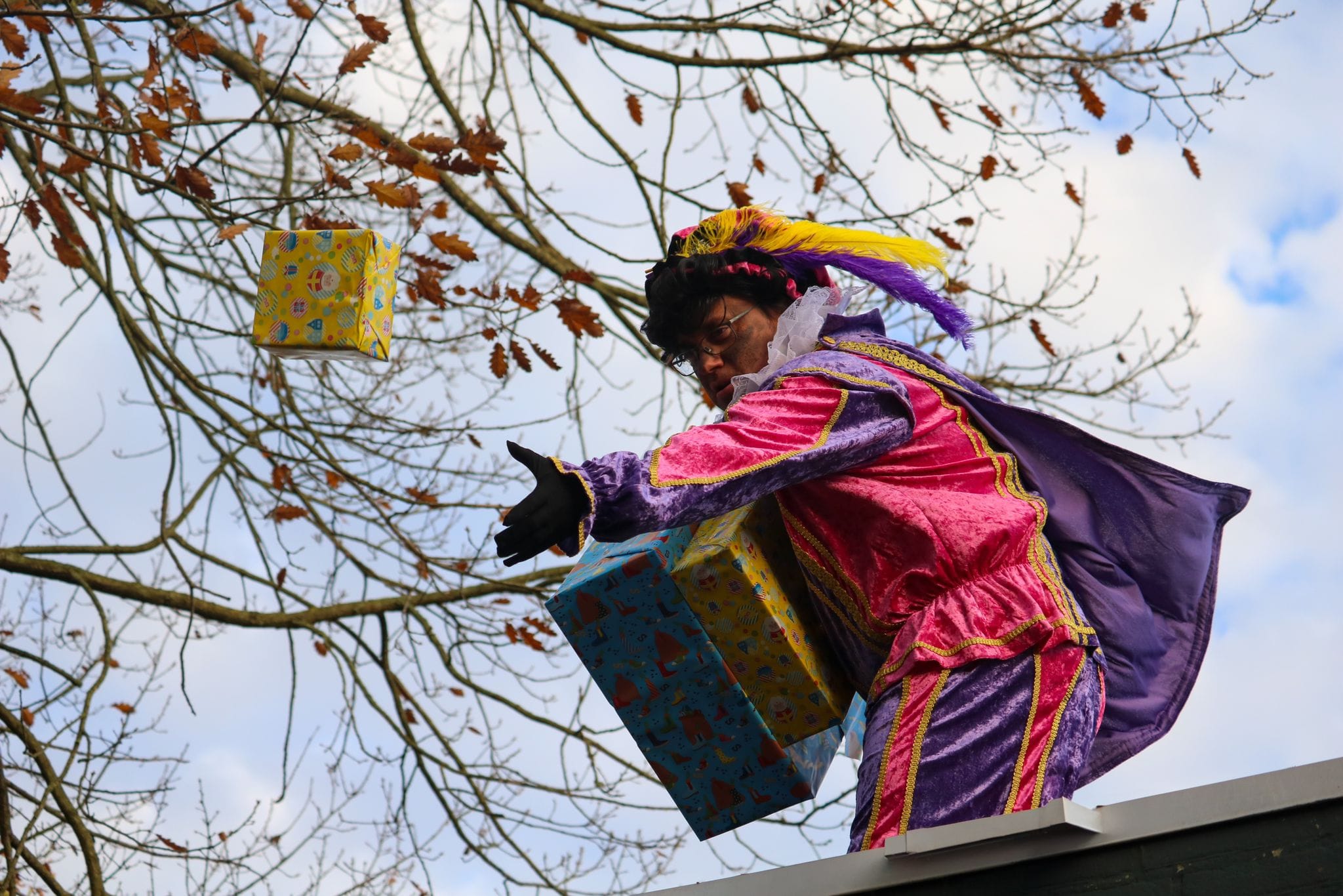 Kinderen laten zich schminken